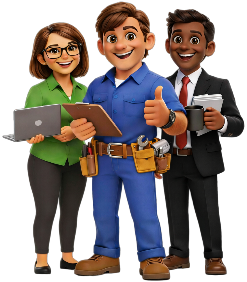 Workforce professionals representing employer staffing solutions