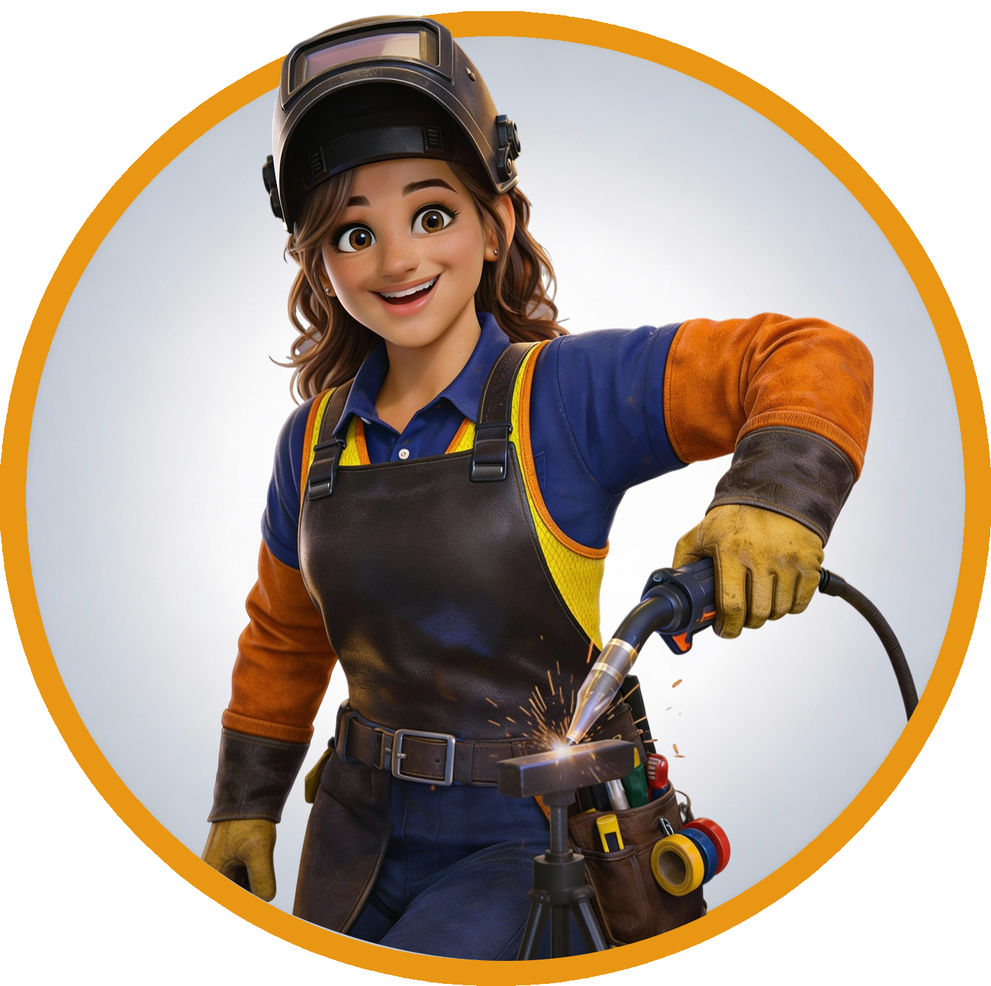 MIG flux core welder job