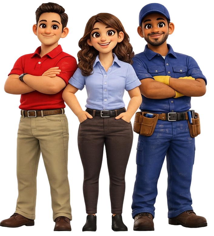 Diverse workforce professionals representing ASAP staffing solutions